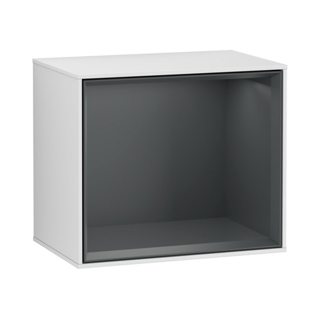 V&B Module d'étagère Finion 41,8x35,6x27cm, étagère mod. bl., blanc avec laque