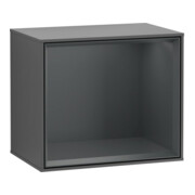 V&B Module d'étagère Finion 41,8x35,6x27cm, Étagère mod. bleue, Anthracite m
