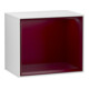V&B Module d'étagère Finion 41,8x35,6x27cm, étagère Peo m, blanc mat laqué-1