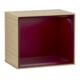 V&B Module d'étagère Finion 41,8x35,6x27cm, Étagère Peo Mat, Placage Chêne-1