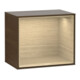 V&B Module d'étagère Finion 41,8x35,6x27cm, placage noyer Oa ven-1