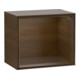 V&B Module d'étagère Finion 41,8x35,6x27cm, placage noyer, placage noyer-1