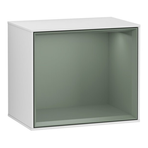 V&B Module d'étagère Finion 41,8x35,6x27cm, Reg Oli. m, blanc m Lac