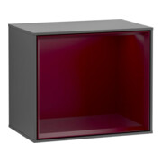 V&B Module d'étagère Finion 41,8x35,6x27cm, Reg Peo m, Anthracite mat