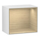 V&B Module étagère Éclairage mural Finion 41,8x35,6x27cm, Reg Oa ven, blanc brillant Lac-1