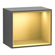 V&B Module étagère Finion 41,8x35,6x27cm, étagère murale, anthracite mat