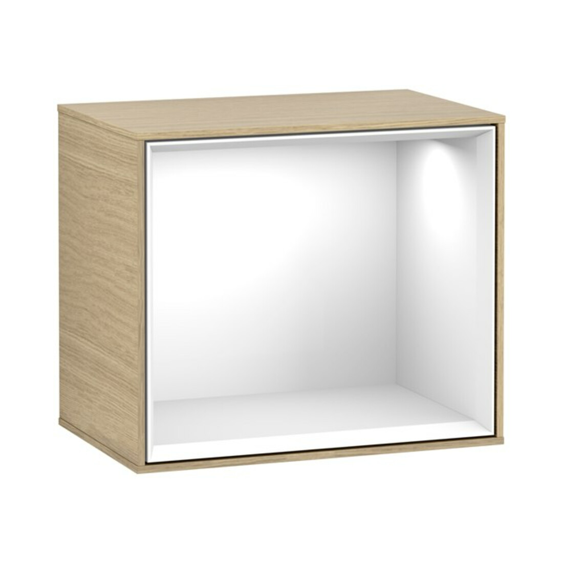 V&B Module étagère Finion 41,8x35,6x27cm, Reg glo bl., Placage chêne