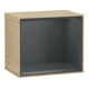 V&B Module étagère Finion 41,8x35,6x27cm, Reg md Bleu, Placage chêne-1