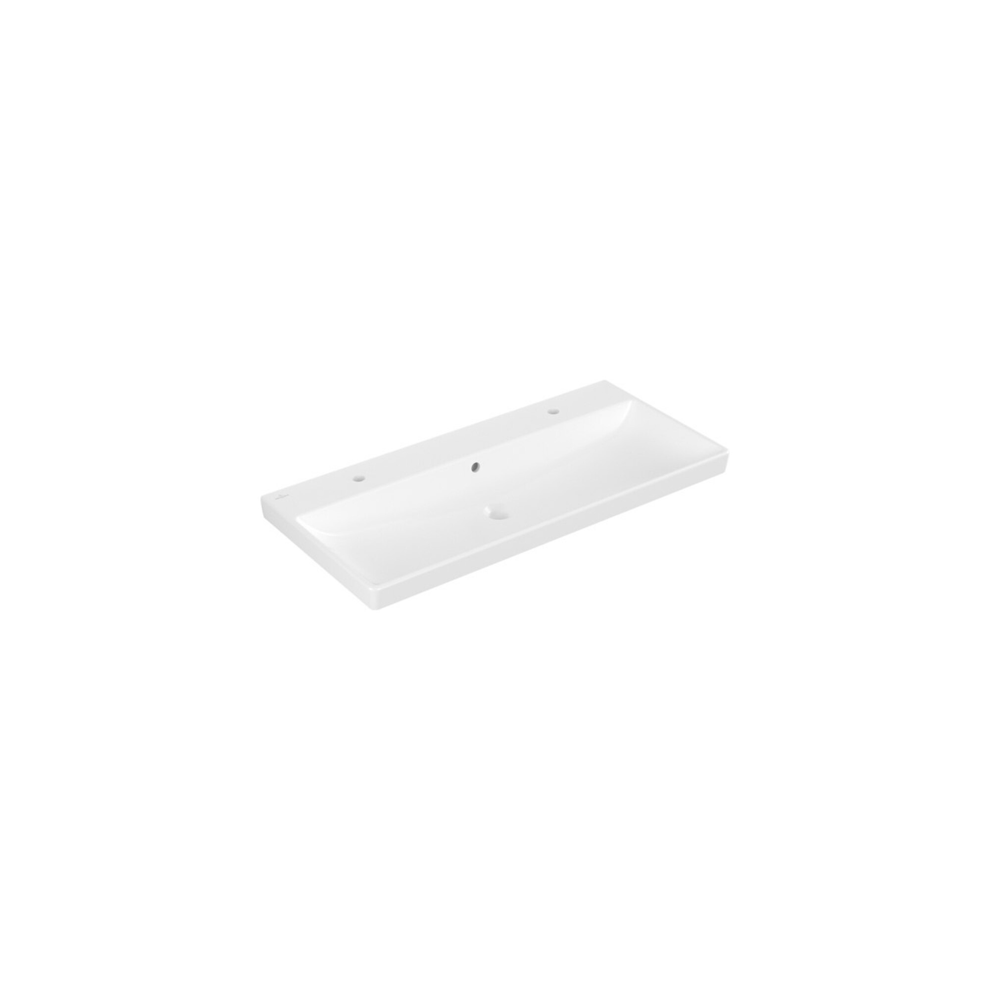 V&B Möbelwaschtisch AVENTO 100x47, 2 HL, m ÜL, stone white C-plus ; Villeroy & Boch