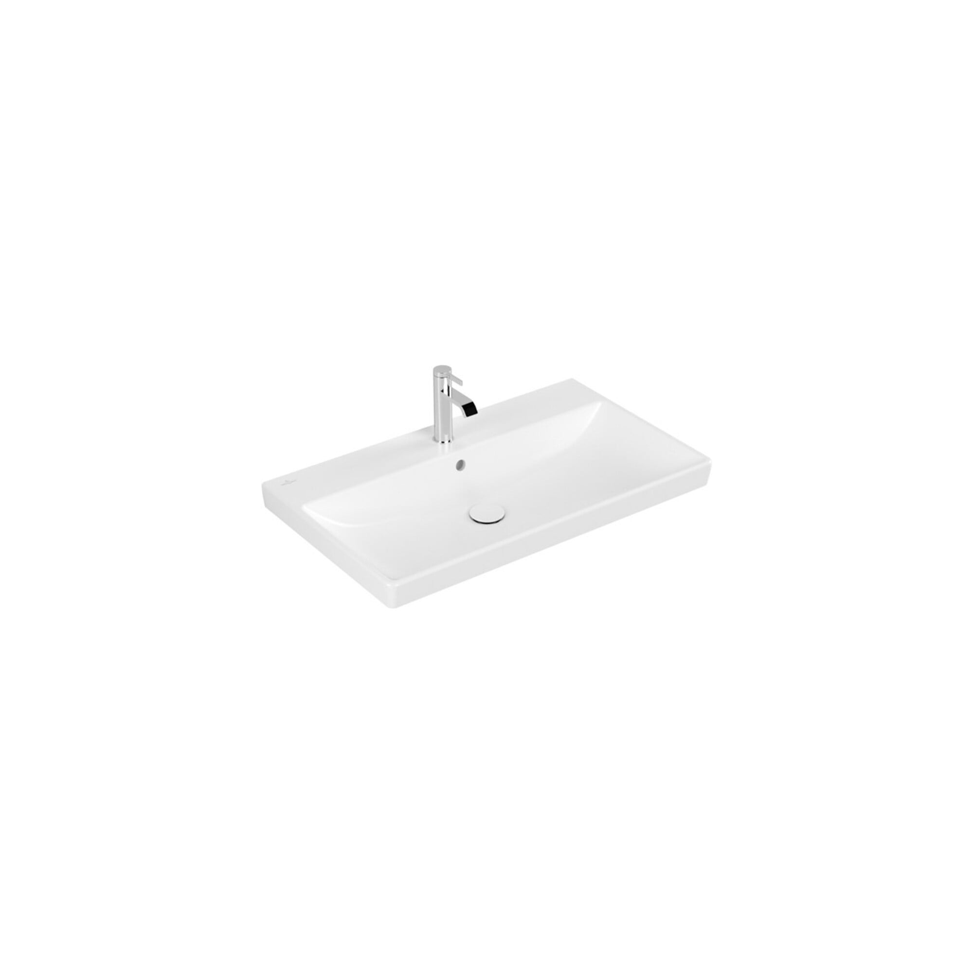V&B Möbelwaschtisch AVENTO 80x47, 1 HL, m ÜL, stone white C-plus ; Villeroy & Boch