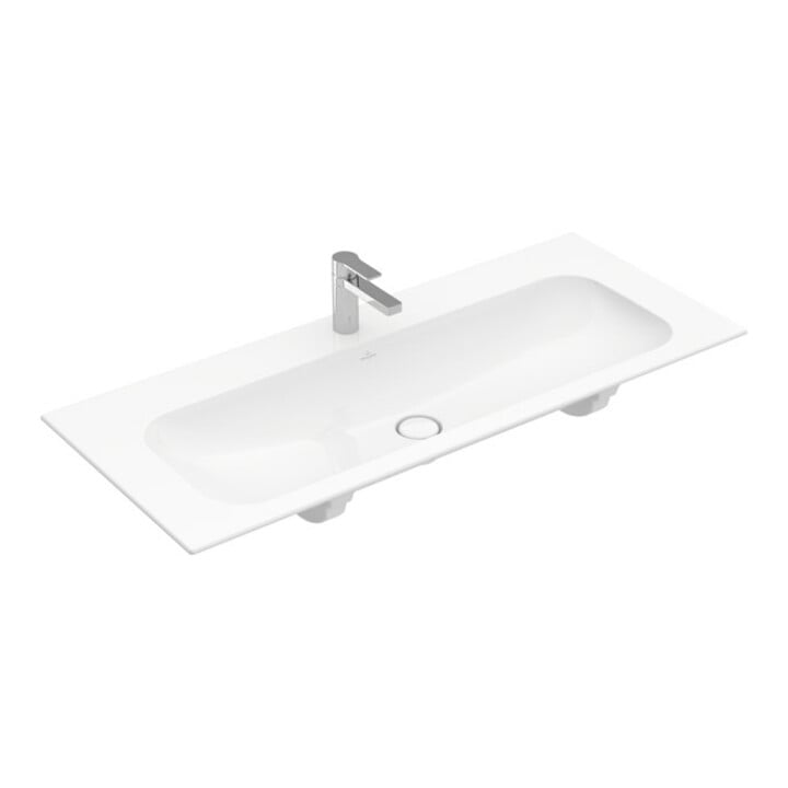V&B Möbelwaschtisch Finion 120x50, m 1 HL/o Überlauf, weiß C+