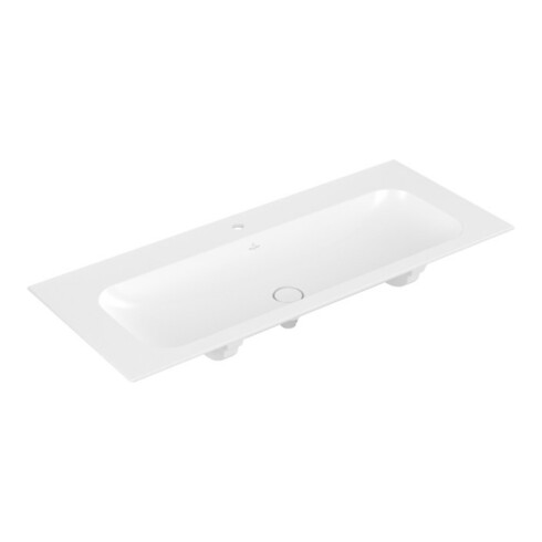 V&B Möbelwaschtisch Finion 120x50, m 1 HL/o ÜL, stone white C+