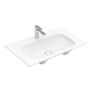 V&B Möbelwaschtisch Finion 80x50cm, m 1 HL/o Überlauf, weiß C+