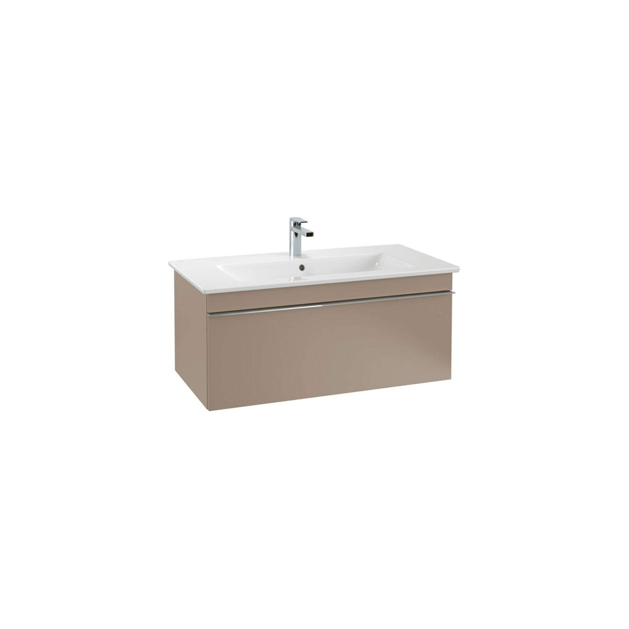 V&B Möbelwaschtisch VENTICELLO 100x50cm, m Hahnloch, mit Überlauf, weiß ; Villeroy & Boch