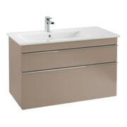 V&B Möbelwaschtisch VENTICELLO 100x50cm, m HL, m Überlauf, links, weiß