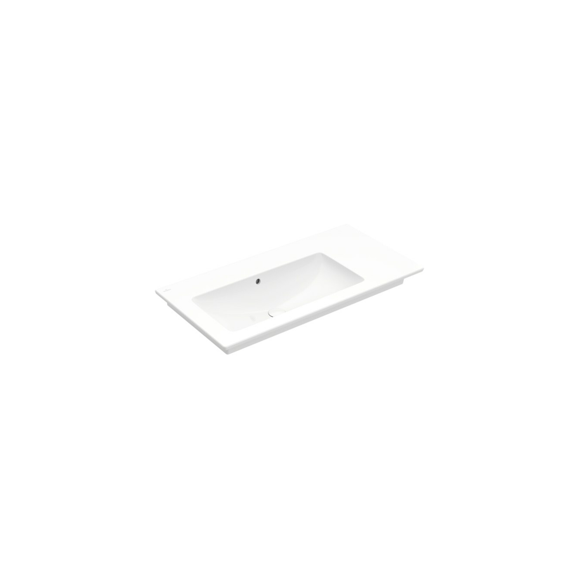 V&B Möbelwaschtisch VENTICELLO 100x50cm, o. HL, m Überlauf, links, weiß ; Villeroy & Boch