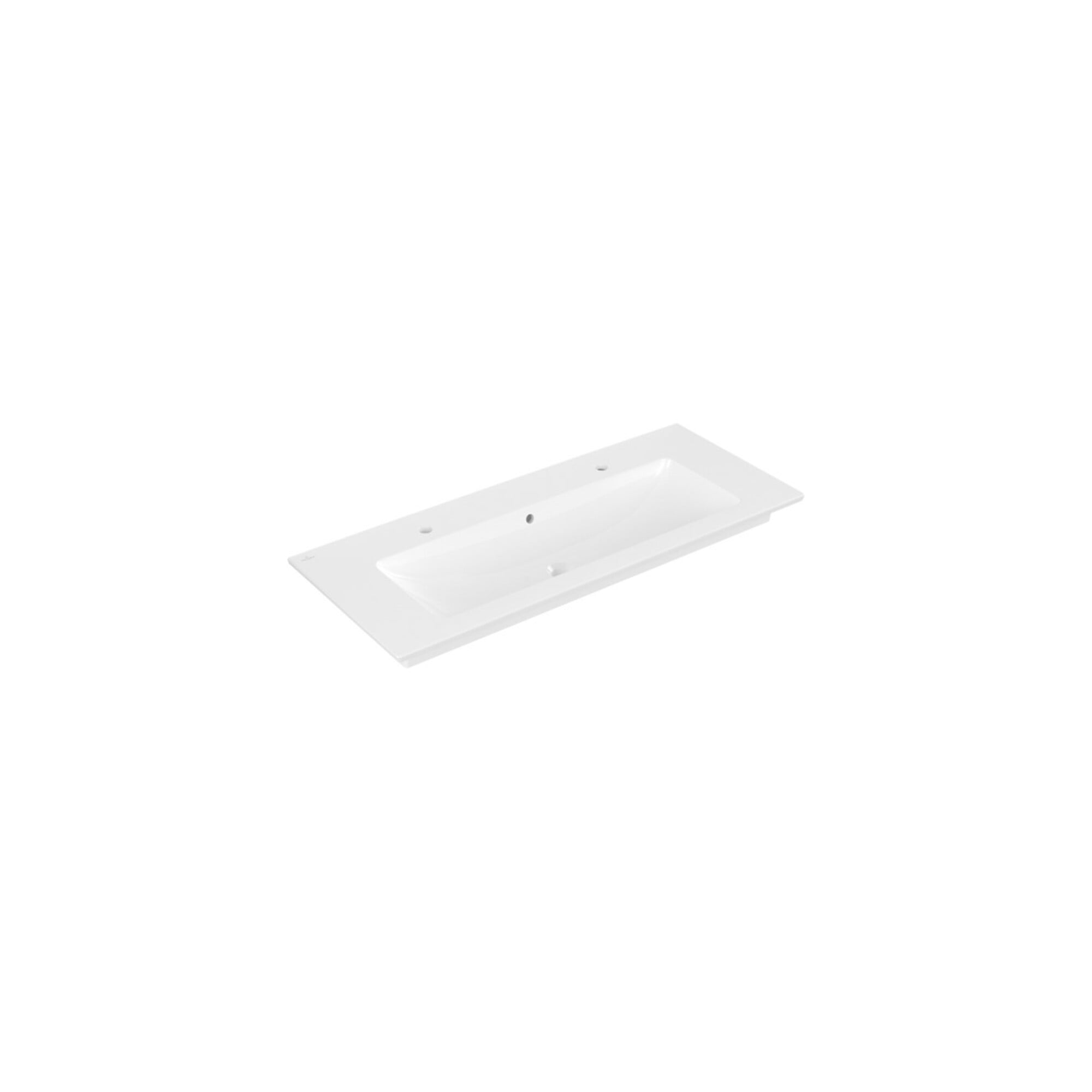 V&B Möbelwaschtisch VENTICELLO 120x50, 2 HL, mit Überlauf, weiß C-plus ; Villeroy & Boch