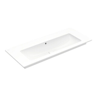 V&B Möbelwaschtisch VENTICELLO 120x50, o. Hahnloch, mit Überlauf, weiß