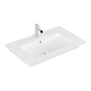 V&B Möbelwaschtisch VENTICELLO 80x50cm, m HL, m ÜL, stone white C-plus-3