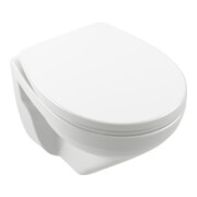 V&B Newo WC suspendu, cuvette profonde 36x49 cm, évac. horizont., sans bord, blanc