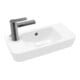 V&B O.NOVO Compact Lavabo à main 50x25cm, sortie L traversante, R avant, blanc, AB C-1