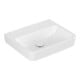 V&B O.NOVO lavabo 55x46 cm, angle, sans robinetterie, blanc C-plus-1