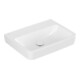 V&B O.NOVO Lavabo 60x46cm, angle, sans trou mitigeur, sans trop-plein, blanc-1