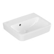 V&B O.NOVO Lavabo à main 45x37 cm, angle, sans trou robinet, avec trop-plein, blanc C-plus-4