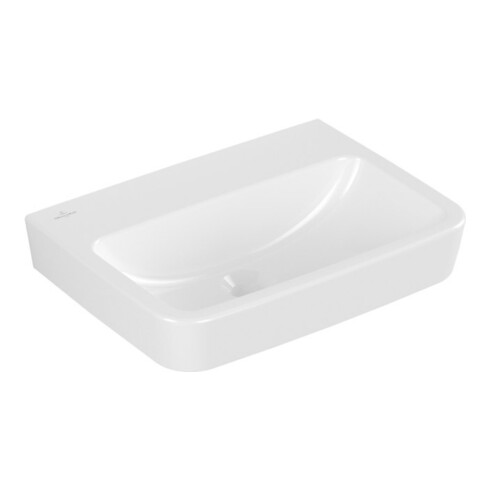 V&B O.NOVO Lavabo à main 50x37 cm, carré, sans trop-plein, blanc