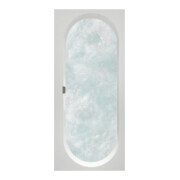 V&B Oberon 2.0 Baignoire 1700x750x625mm coin droit avec système HE TP2 Blanc Alpin