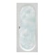 V&B Oberon 2.0 Baignoire 1700x750x625mm rectangulaire droite avec système CC TP1 Blanc Alpin-1