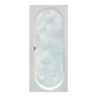V&B Oberon 2.0 E18 Baignoire 1800x800x625mm coin droit Système CE TP1 Blanc Alpin