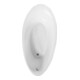 V&B Oval-Badewanne Aveo 190x95cm, Einbauversion, weiß-1