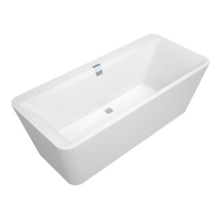 V&B Oval-Badewanne Squaro Edge 12 180x80cm, mi, f., Sch. Col. on Dem., we