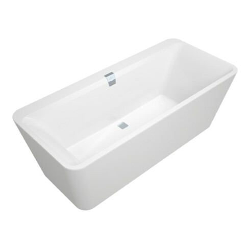 V&B Oval-Badewanne Squaro Edge 12 180x80cm, mi, f., Sch. Col. on Dem., we