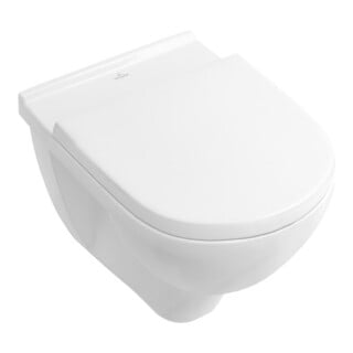 V&B Pack WC Mural Combi O.NOVO blanc, DirectFlush, avec abattant 36x56cm