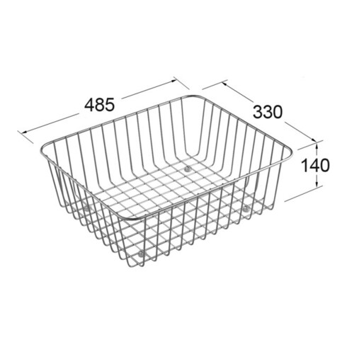 V&B Panier à fil pour Subway 60XL, acier inoxydable