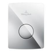 V&B Plaque de commande urinoir ViConnect U100 12,6x16,2x1,7cm, plastique chromé