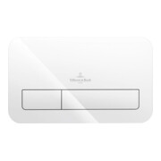 V&B Plaque de commande ViConnect 200G 26,9x16,1x1,3cm, surf. verre, blanc glo-1