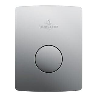V&B Plaque de commande ViConnect U100 pour urinoir 12,6x16,2x1,7cm, plastique, chrome mat