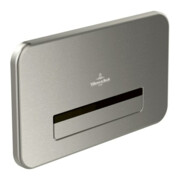 V&B Plaque de commande WC ViConnect 200M 26,9x16,1x1,3cm, électronique, acier inoxydable