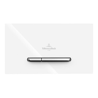 V&B Plaque de commande WC ViConnect 300S 25,3x14,5x2cm, plastique, blanc