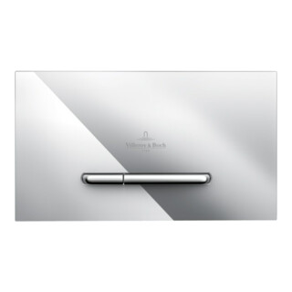 V&B Plaque de commande WC ViConnect 300S 25,3x14,5x2cm, plastique chromé