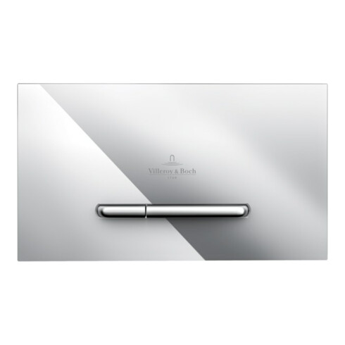 V&B Plaque de commande WC ViConnect 300S 25,3x14,5x2cm, plastique chromé