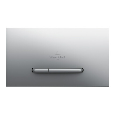 V&B Plaque de commande WC ViConnect 300S 25,3x14,5x2cm, plastique, chrome mat
