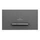 V&B Plaque de commande WC ViConnect 300S 25,3x14,5x2cm, plastique, touche chrome mat, anthracite mat-1