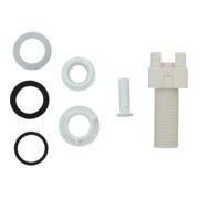 V&B Poignée double complète, sans cache, aspect inox