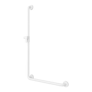 V&B Poignée murale Vicare Fonction 119x65 cm, avec support, 90°, réversible, blanc
