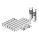 V&B Polystyren-Installationsset 120x80-180x100cm, f DW, verchromt-1