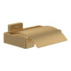 V&B Porte-papier toilette Elements Striking 131x45x115mm, avec couvercle, or brossé-1